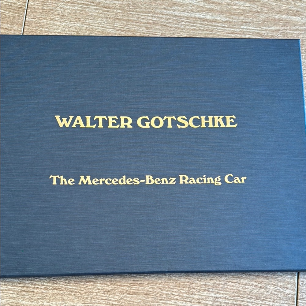 Walter Gotschke Mercedes Benz racing car boxed set limited edition